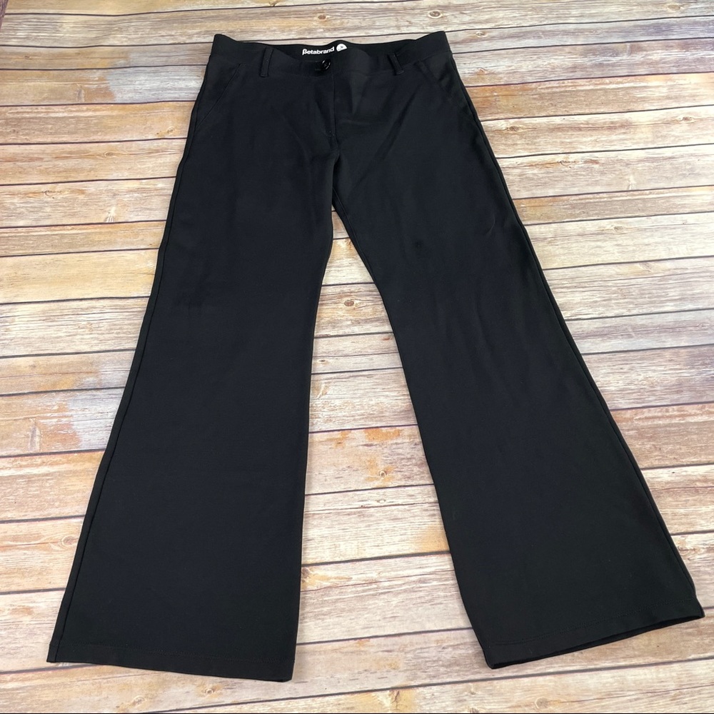 BetaBrand | M Petite Short Petite Black Dress Pants